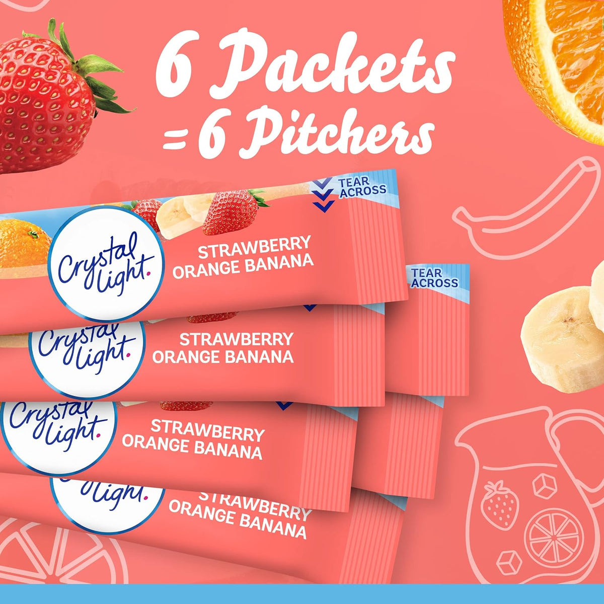 Crystal Light Strawberry Orange Banana Powdered Drink Mix – Daily Hydration Ritual for Calorie-Conscious Wellness Routines