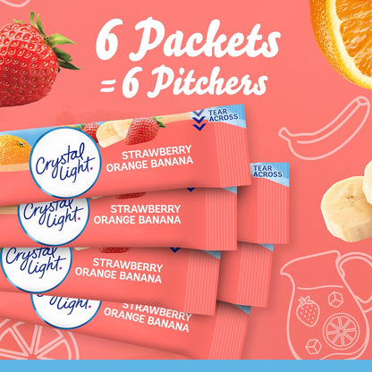 Crystal Light Strawberry Orange Banana Powdered Drink Mix – Daily Hydration Ritual for Calorie-Conscious Wellness Routines