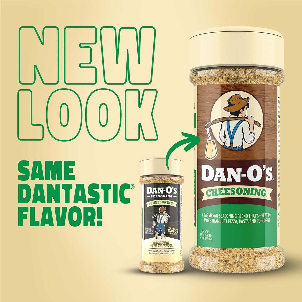 Dan-O's Cheesoning Seasoning – Easy Sprinkle Topping for Picky Eater Meals
