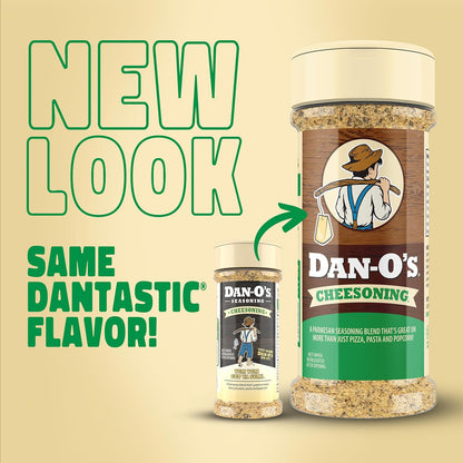 Dan-O's Cheesoning Seasoning – Easy Sprinkle Topping for Picky Eater Meals