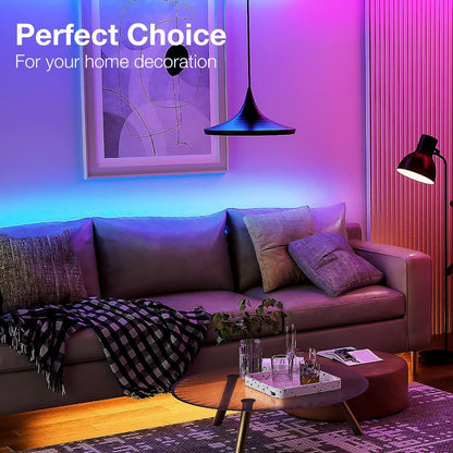 DAYBETTER LED Strip Lights 400ft Long Roll – Ambient RGB Accent Lighting for Bedroom Ceiling Cove and Living Room Aesthetic