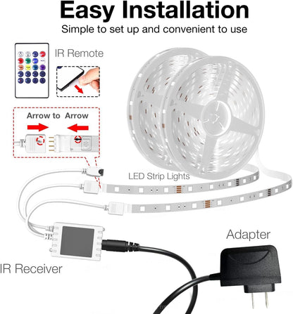 DAYBETTER Smart LED Strip – Low Voltage Sleep Friendly Bedroom Light with Programmable Timer