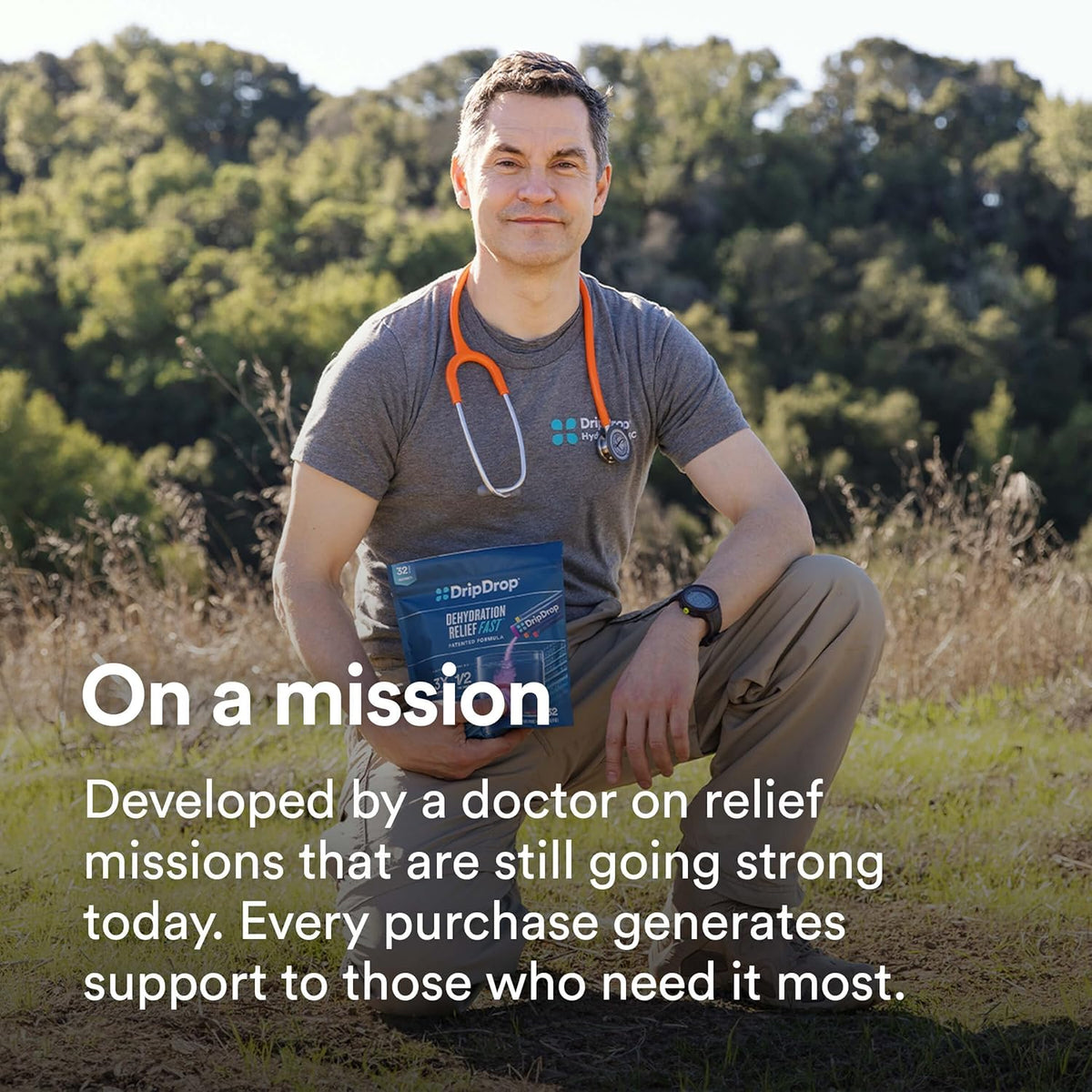 DripDrop Electrolyte Drink Mix - Recovery Gift Basket Addition for Marathon Runners, Cyclists, and Frequent Travelers