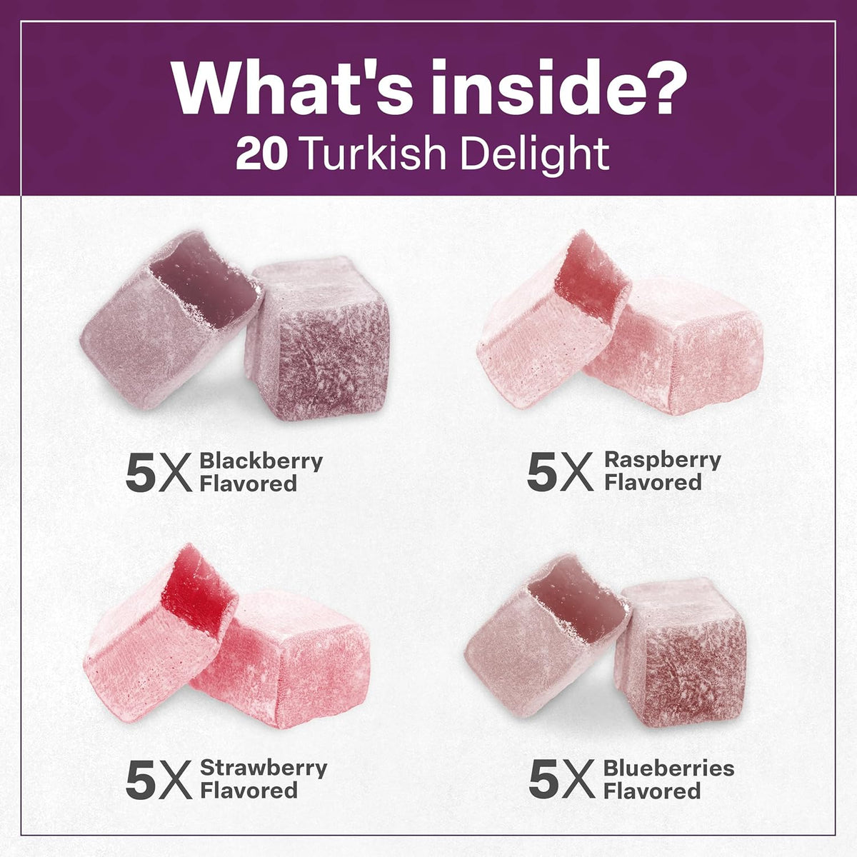 Eastanbul Turkish Delight Lokum Sampler – Parent Approved Sweet for Playdates and Family Movie Nights