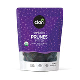Elan Organic Pitted Prunes, 7.9 oz – Uncluttered Snack Drawer Staple, Non-GMO No Additives