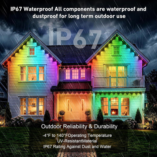 engineered optical lens per led projecting a triangle wall-washing effect from 2–4 inches off the wall