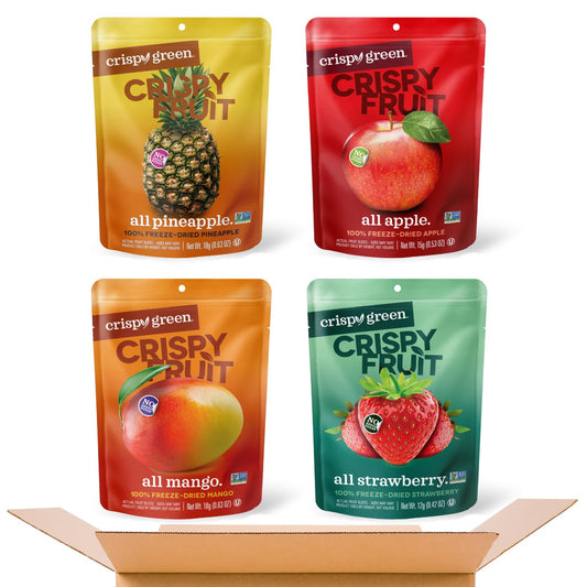 freeze-drying process that preserves fresh-picked taste and natural nutrients without frying or baking