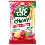 Tic Tac Chewy! Fruit Adventure Candy – Portable Fruity Chews for Camping, Hiking, and Picnics, 7 oz