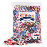 Snackadilly Individually Wrapped Fruit Chews - Fun Flavor Sampler Gift for Valentine's Day, Easter Baskets, and Secret Santa