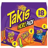 Takis Assorted Rolled Chips Multipack – Shared Conference Room and Reception Pantry Snack Supply, 18-Count Bulk Box