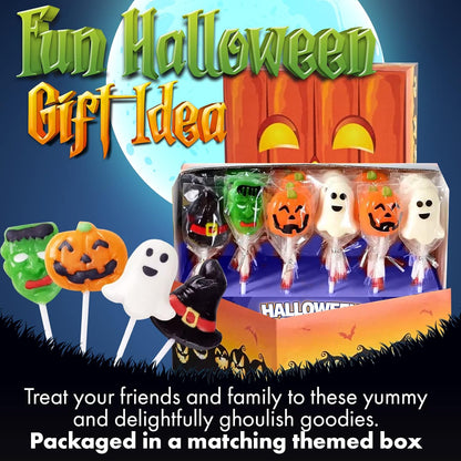 Fusion Select Trick or Treat Suckers – Affordable Halloween Gift Bundle for Classmates, Neighbors & Trick or Treat Visitors