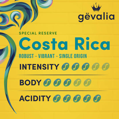 Gevalia Kaffe Special Reserve Costa Rica Coffee Pods – Clean Single-Origin Brew for Wellness-Focused Kitchens and Calm Mornings