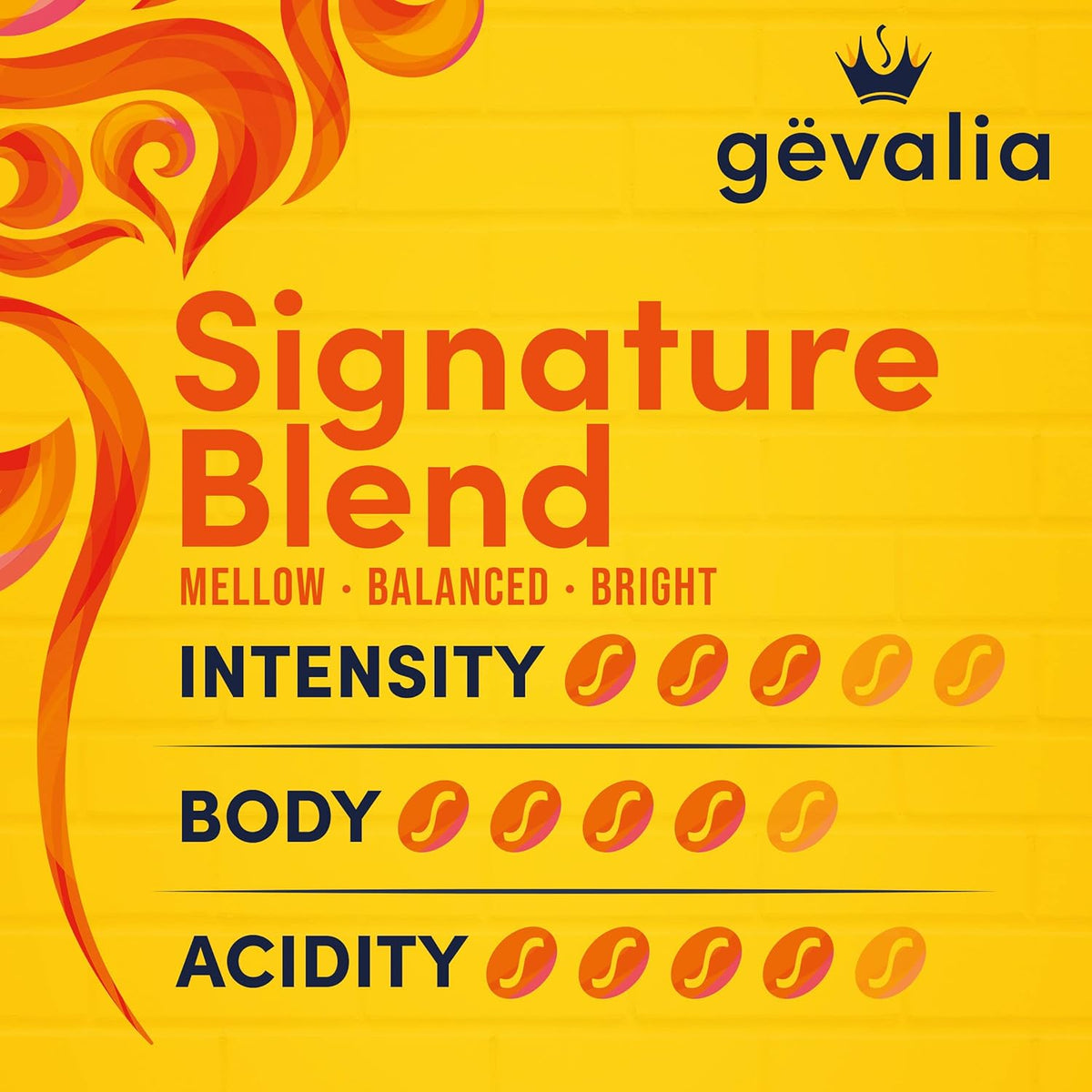 Gevalia Signature Blend Light Roast K-Cup Pods – Clean Single-Serve Coffee for an Uncluttered Kitchen Counter, 84 ct Box