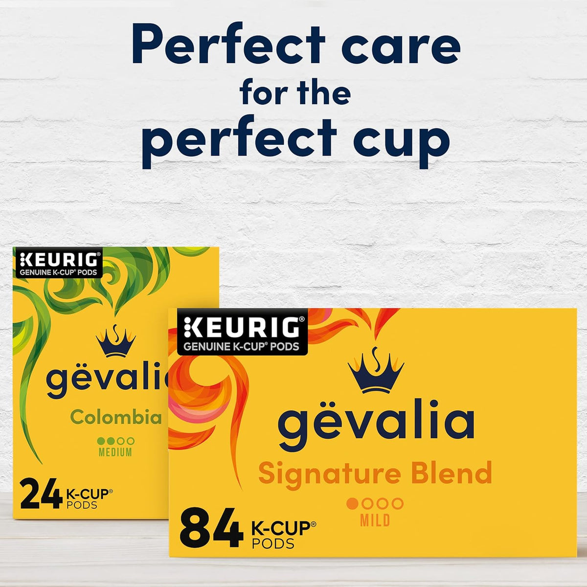 Gevalia Signature Blend Light Roast K-Cup Pods – Clean Single-Serve Coffee for an Uncluttered Kitchen Counter, 84 ct Box
