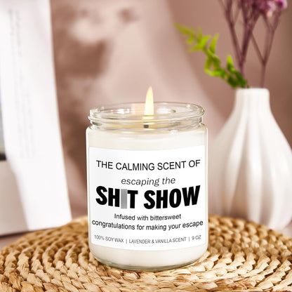 giftable box packaging with humorous/sarcastic printed message