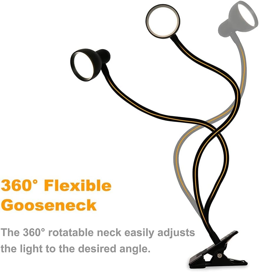 Glocusent Dimmable Sleep Light - Calming Bedtime Reading Glow, Memory Function Warm Dim Book Light for Bedroom