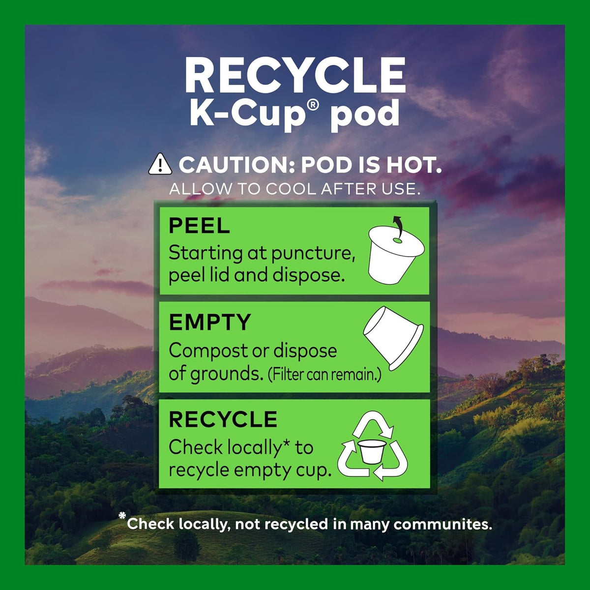 Green Mountain Coffee Roasters Breakfast Blend K-Cup Pods – Clutter-Free Single-Serve Coffee for Minimalist Kitchens, 96 Count