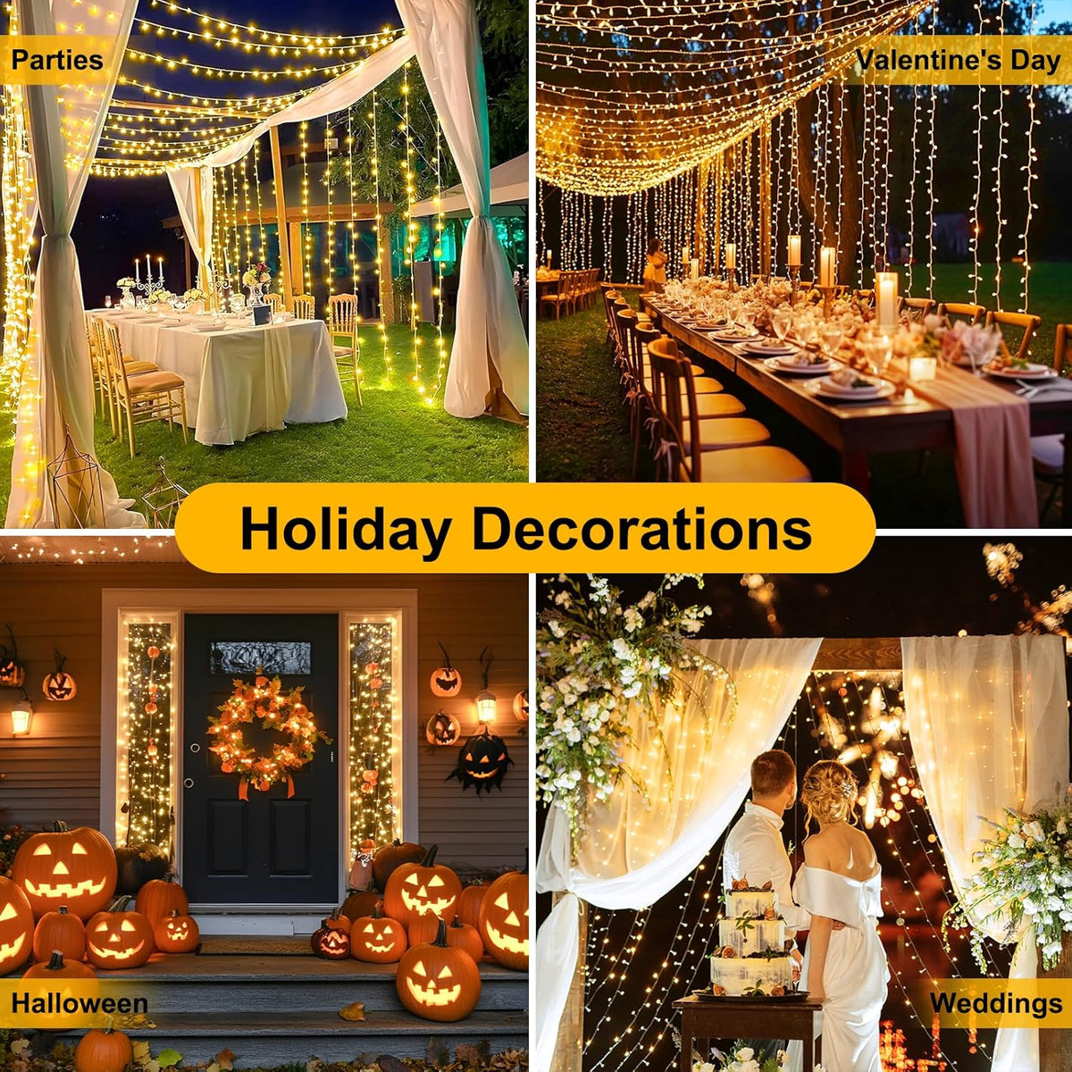Green Wire String Lights for Christmas Tree and Garland Styling, Warm White Mini LEDs for Cozy Interior Glow