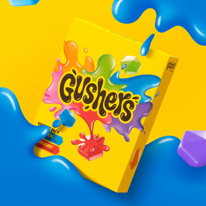 Gushers Strawberry and Tropical Gummy Snacks for Study Break Fuel and Homework Rewarding – Gluten Free Pouches
