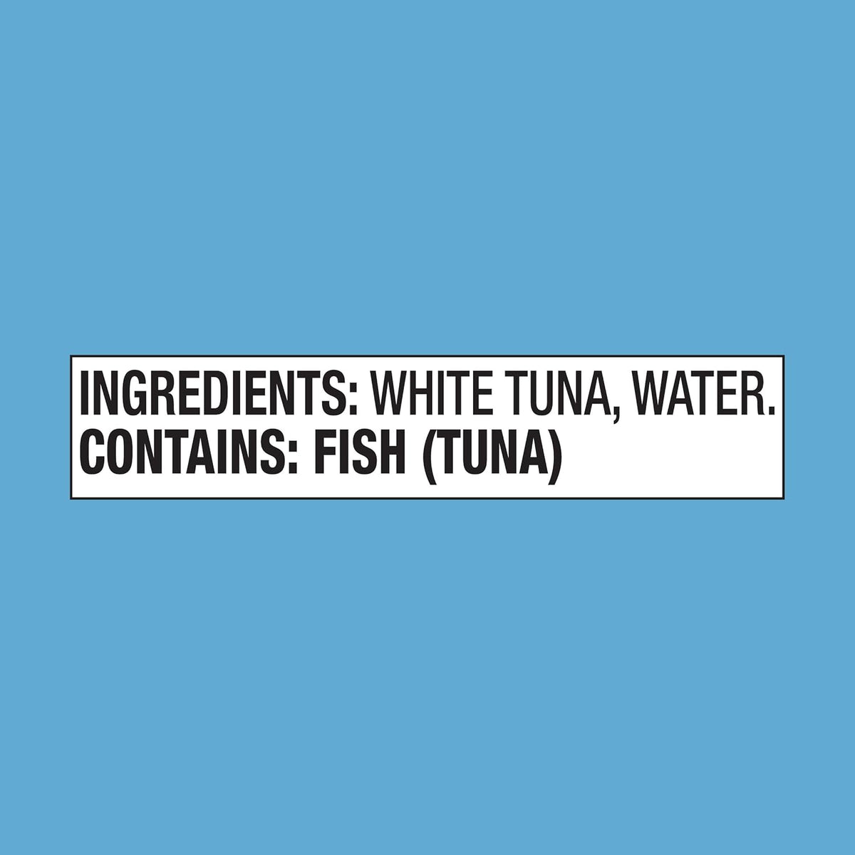 hand-filleted chunk-style cuts in water (not oil)