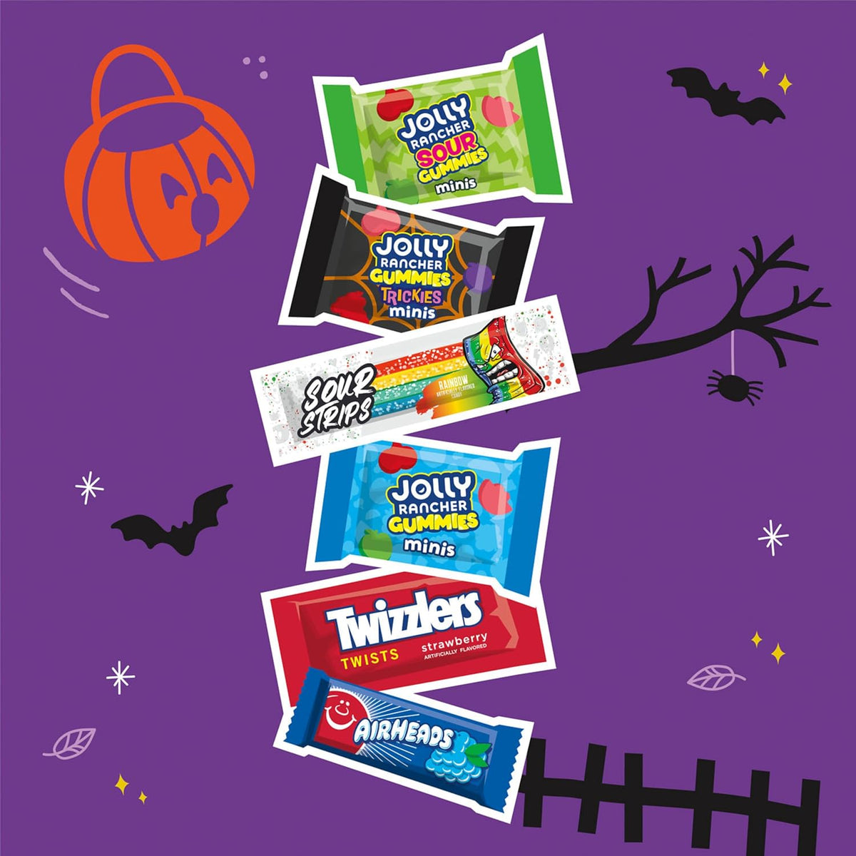 Hershey's Fruit Flavored Candy Variety Pack – Heat-Friendly Tailgate and Backyard Party Candy for Open-Air Setups