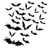 3D Bat Wall Decor 140 Piece Halloween Gift Set for Neighbor Hostess and Seasonal Decor Enthusiast