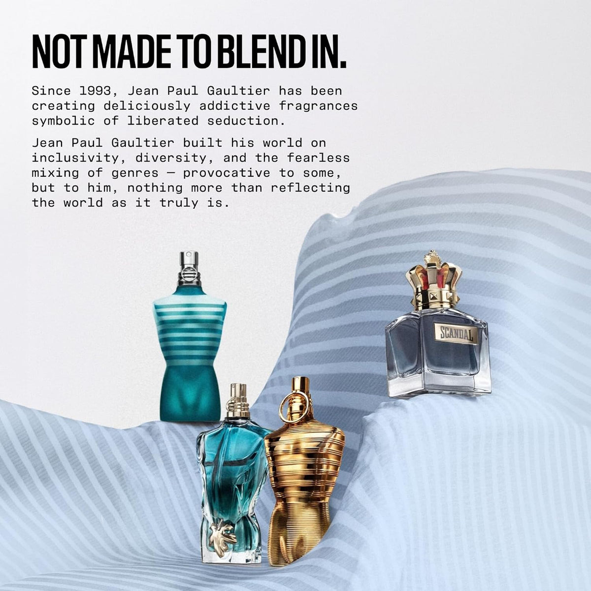 Jean Paul Gaultier Le Male Le Parfum for Men – Iconic Valentine's Day Birthday Gift for Husband in Collector's Tin