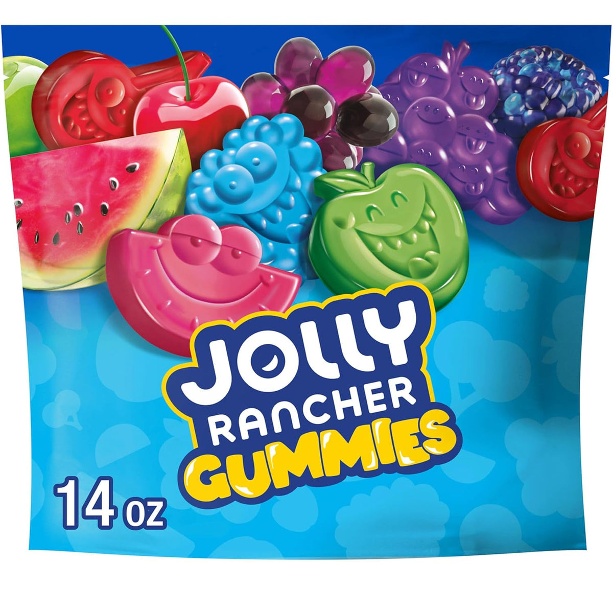 JOLLY RANCHER Gummies Assorted Fruit Flavored Candy Bag – Pantry Staple for Playdates, Playroom Snacks, and Family Movie Nights
