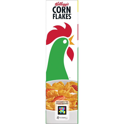 Kellogg's Corn Flakes Cereal – Clean Pantry Essential with No Artificial Additives, 24oz