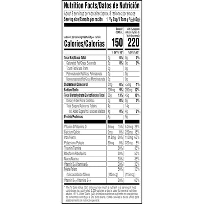 Kellogg's Rice Krispies Cereal – No-Cholesterol Ready-to-Eat Cereal for Nourishing Daily Routines, 24oz x 2