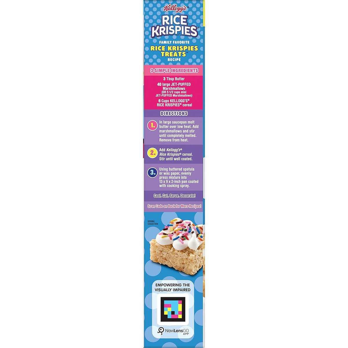 Kellogg's Rice Krispies Cereal – No-Cholesterol Ready-to-Eat Cereal for Nourishing Daily Routines, 24oz x 2