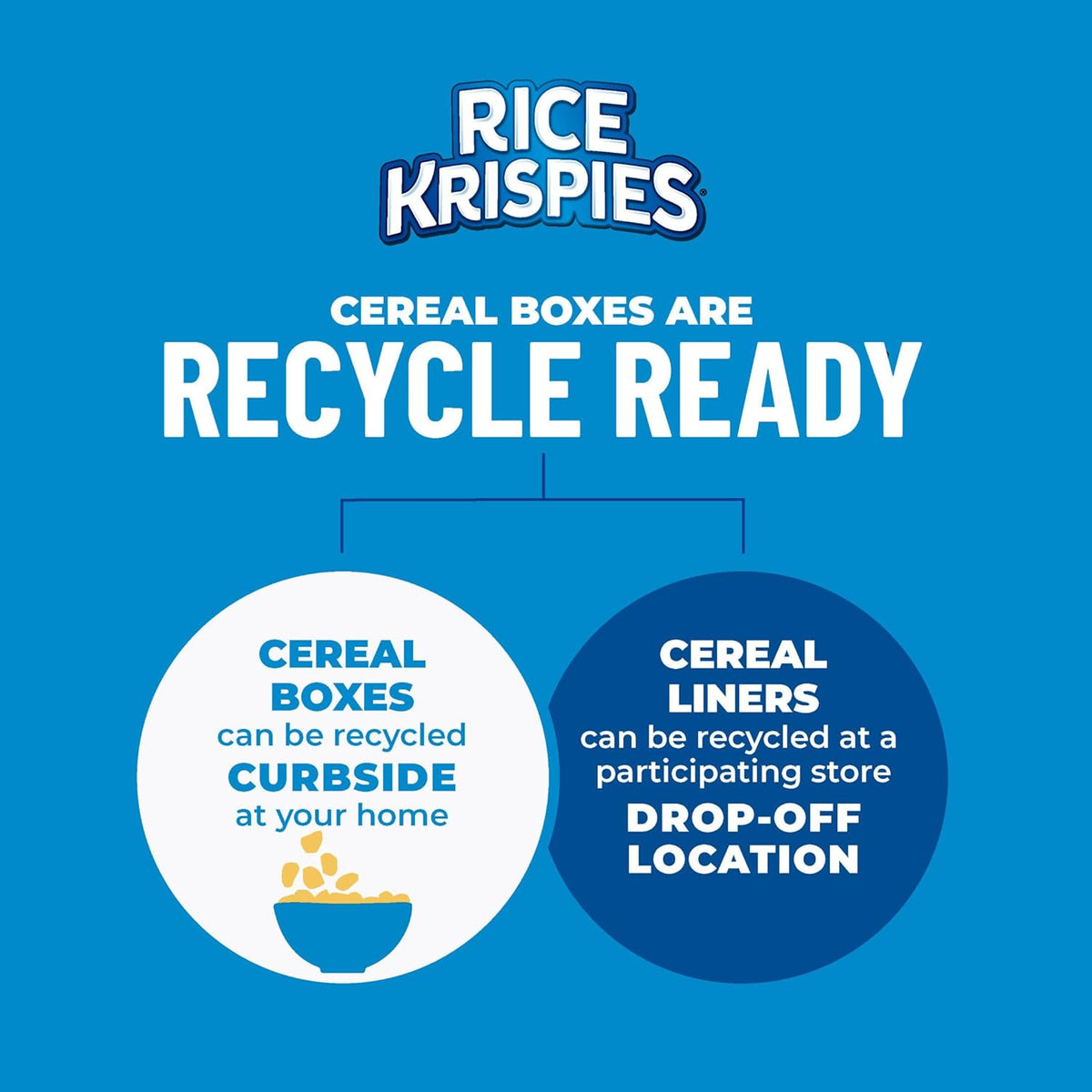 Kellogg's Rice Krispies Cereal – Pantry Staple for the Family Kitchen, 24oz x 2 Bulk Pack for Big Households