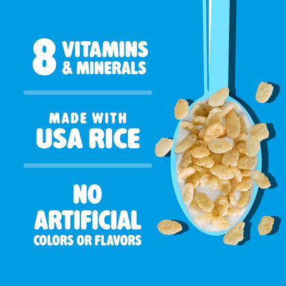 Kellogg's Rice Krispies Cereal – Pantry Staple for the Family Kitchen, 24oz x 2 Bulk Pack for Big Households