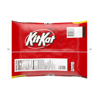 KIT KAT Milk Chocolate Wafer Snack Size – Familiar Trusted Brand Candy for Worry-Free Stocking at Home