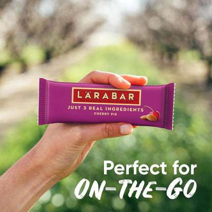 Larabar Cherry Pie Bar – Lunchbox Snack for School Meals and After-School Fuel, Allergy-Friendly