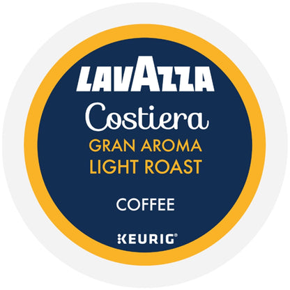 Lavazza Costiera Gran Aroma Keurig Pods in Neutral, Effortless Brewing, 60-Count Light Roast Single-Serve Coffee