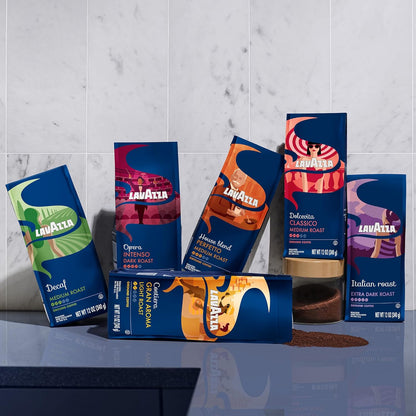 Lavazza Medium Roast Decaf Coffee – Steady Focus Brew for Work-from-Home and Study Sessions