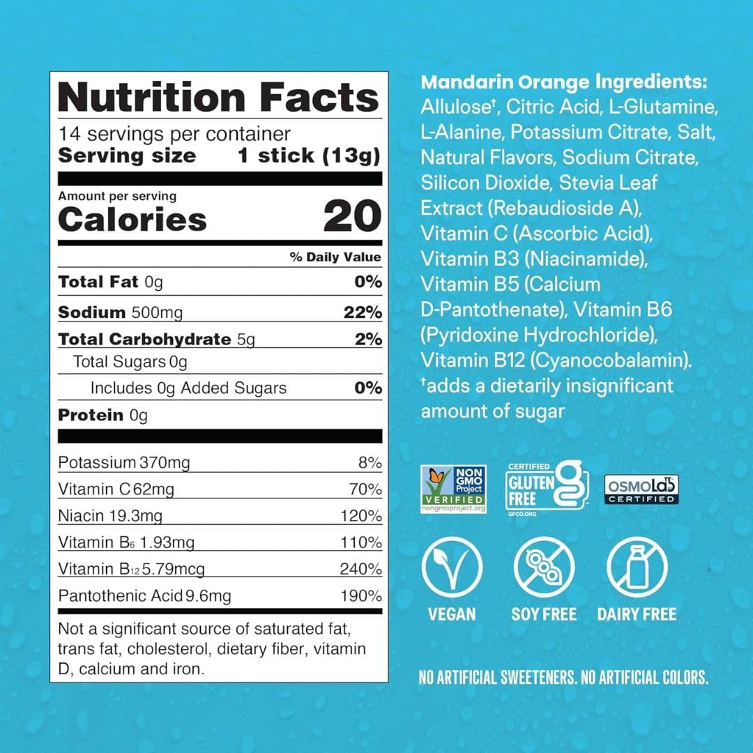 Liquid I.V.® Hydration Multiplier Sugar Free - Self-Care Hydration Support for Mindful Morning Routines