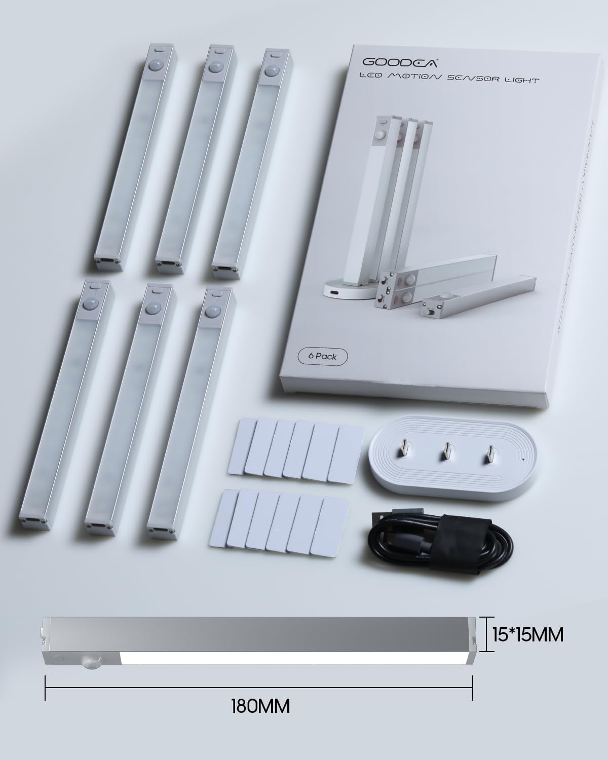 LumenGlow Wireless LED Bar – Background Task Light for Craft Rooms and Laundry Stations