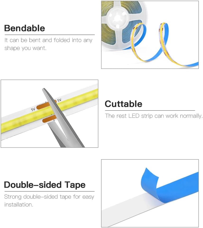 Luminara Dimmable Light Strip – Valentine's Day Gift Idea for Her Bedroom Upgrade