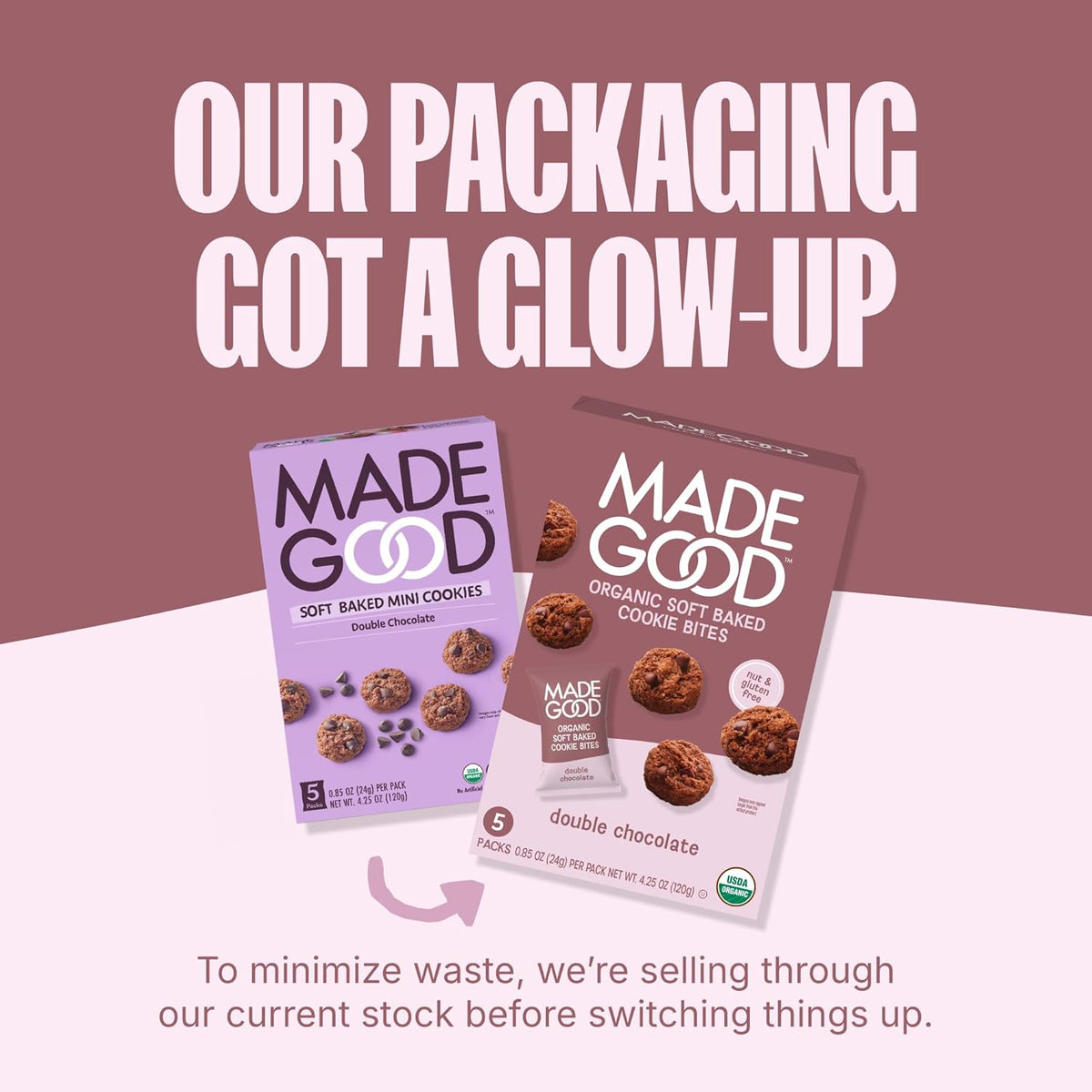 MadeGood Double Chocolate Soft-Baked Cookies – Guilt-Free Veggie-Packed Snack for Clean Eating
