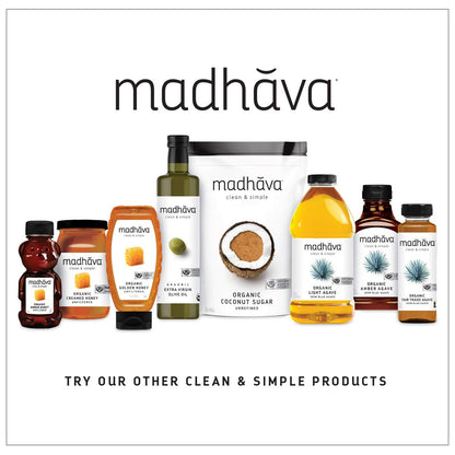 Madhava Organic Amber Agave – Clean Label Project Tested Sweetener Free from Contaminants