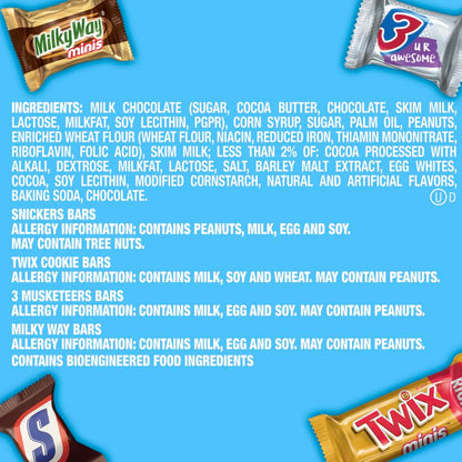 MARS Assorted Chocolate Mix – Halloween Trick-or-Treat Bowls, School Celebration Rewards, and Kid Playdate Treats