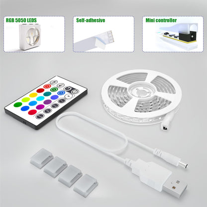 maylit ICRGB TV LED Backlight for 20-100 Inch TVs | Ambient Living Room Decor Strip with App and Music Sync