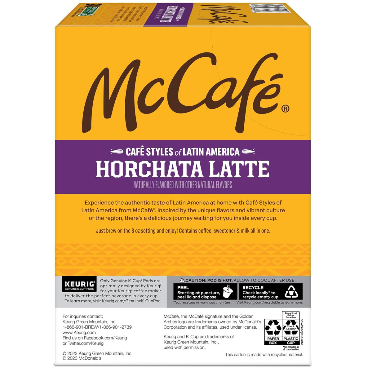 McCafe Dulce de Leche Latte Single Serve Pods for Sophisticated Hosting and Elevated Tasting Moments