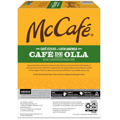 McCafe Latin America Cafe de Olla K-Cups – Small Office Break Room Pantry Staple, Dark Roast