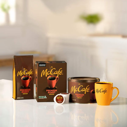 McCafe Premium Roast Medium Roast Ground Coffee as a Holiday Gift for the Everyday Coffee Drinker, 12 oz Bag