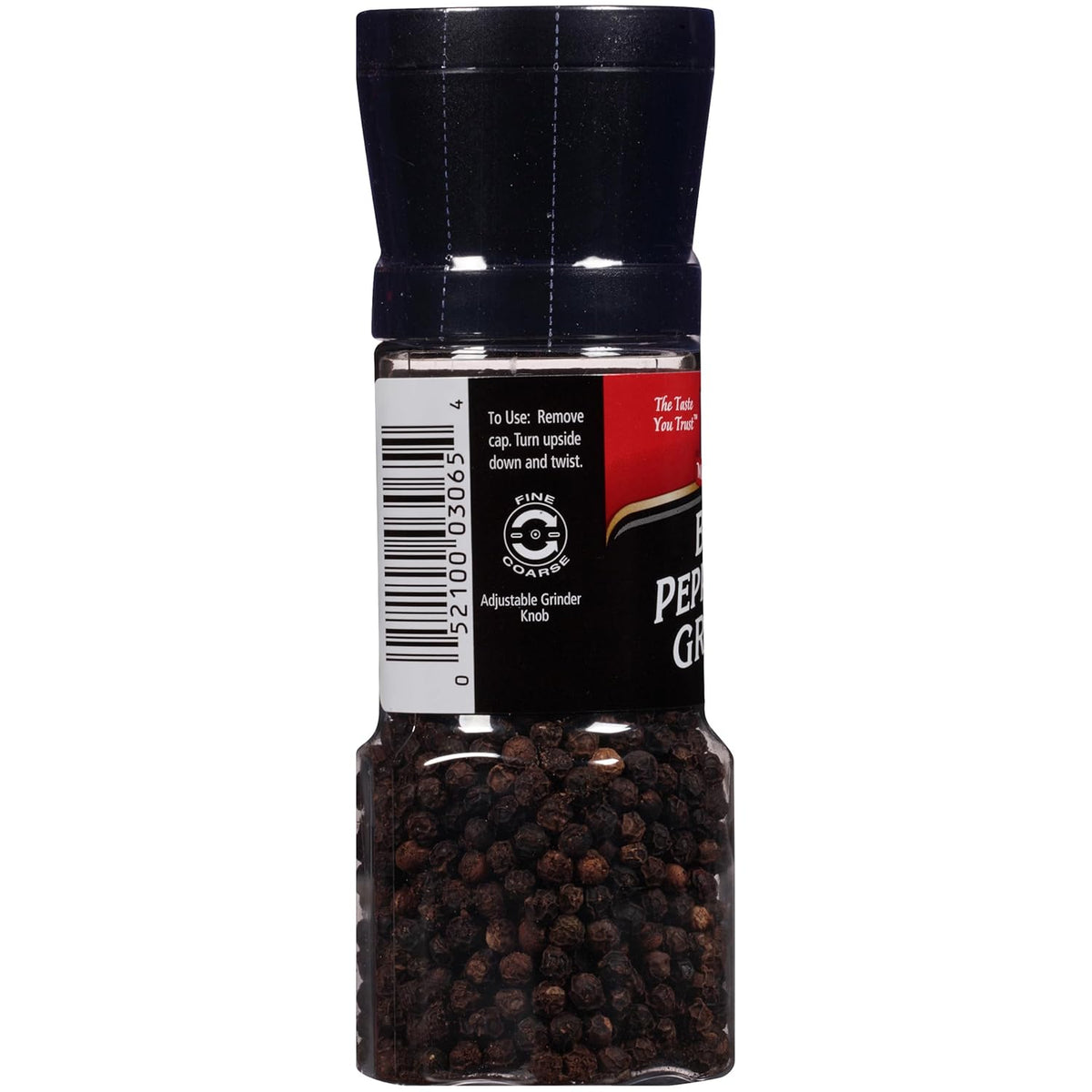 McCormick Black Peppercorn Grinder – Backyard Grill Station Essential, Fresh Pepper for Steaks and Burgers