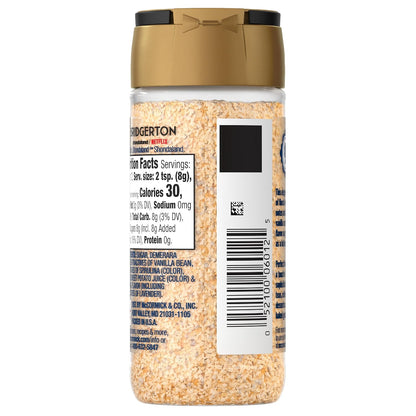 McCormick Bridgerton Finishing Sugar – Premium Lavender Vanilla Crystal Sugar for Elevated Cocktails and Dessert Plating
