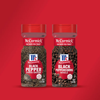 McCormick Coarse Ground Black Pepper – Streamlined FlavorSealed Bottle for Simple, Refined Home Cooking